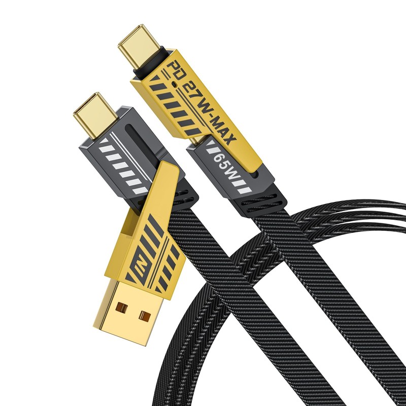 Multi Charging Cable, 4 in 1 Universal Fast Charging with USB A/USB C to Type…