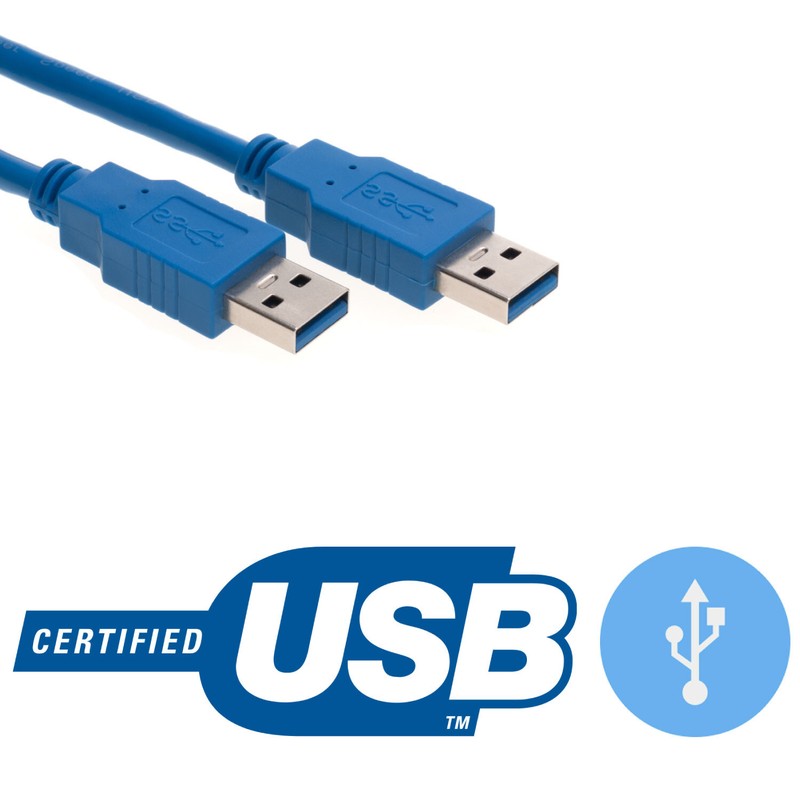 2 pcs 10FT USB 3.0 Cable High Speed Type A Male Printer Data Transfer Laptop gallery
