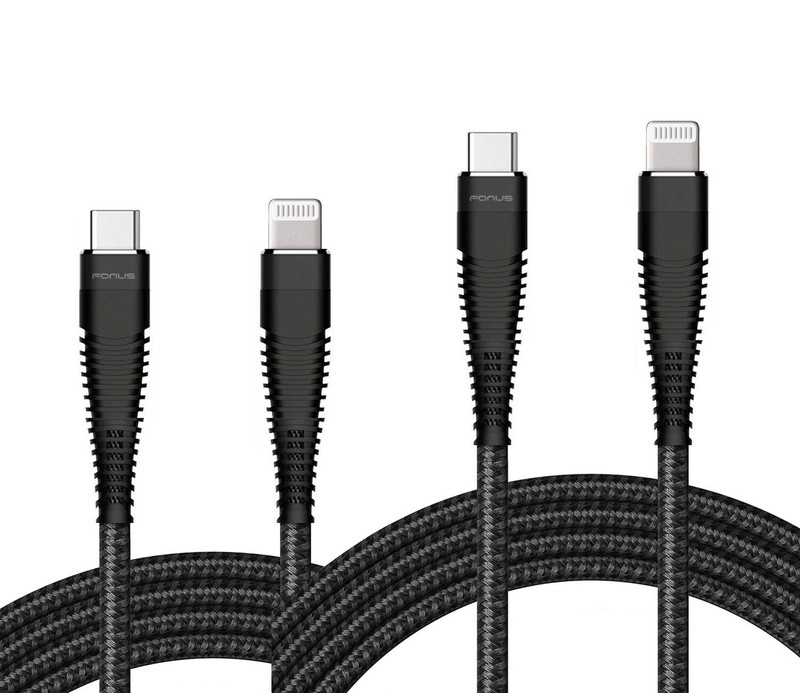 For iPhone 11 12 13 14 Pro Max SE Fast Charge 6ft and 10ft Long PD USB-C Power