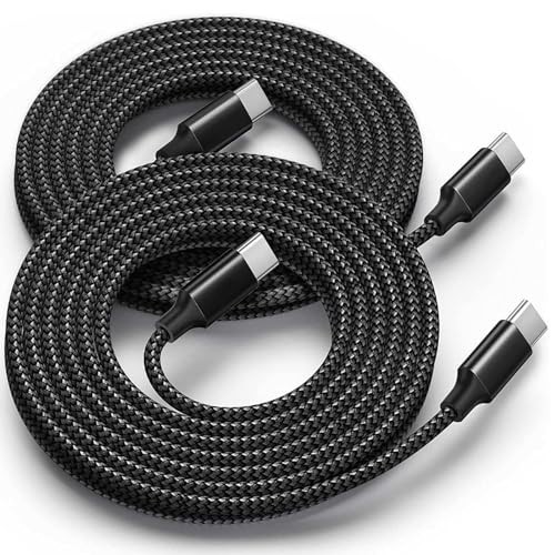 60W USB C to USB C Cable 15ft 2Pack - Fast Charging Type-C Charger for iPhone, S gallery