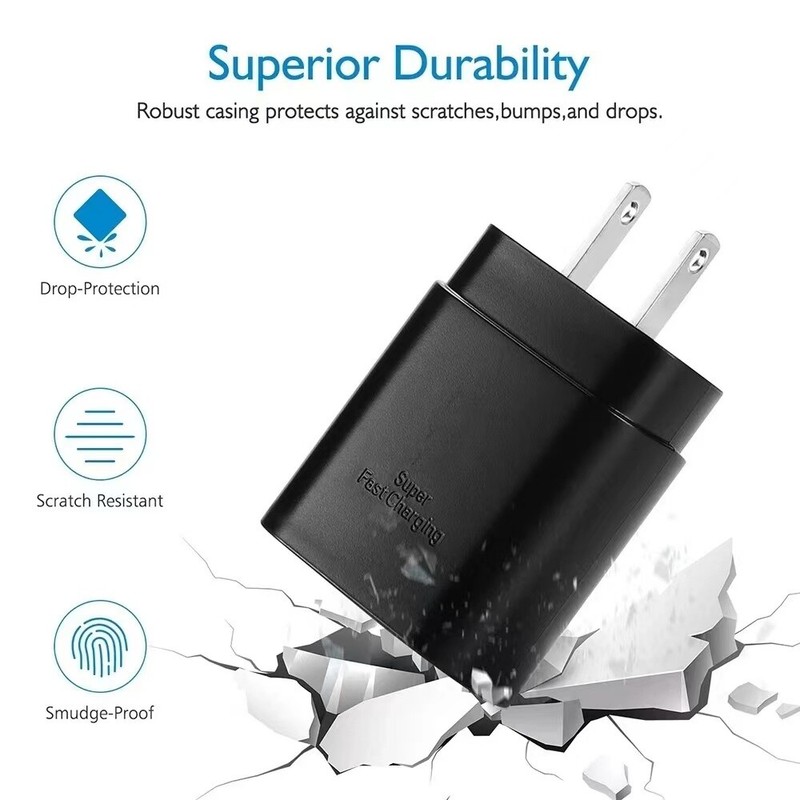 25W USB C Charger Super Fast PD Charging Adapter For Samsung Galaxy S22 S21 S20 gallery