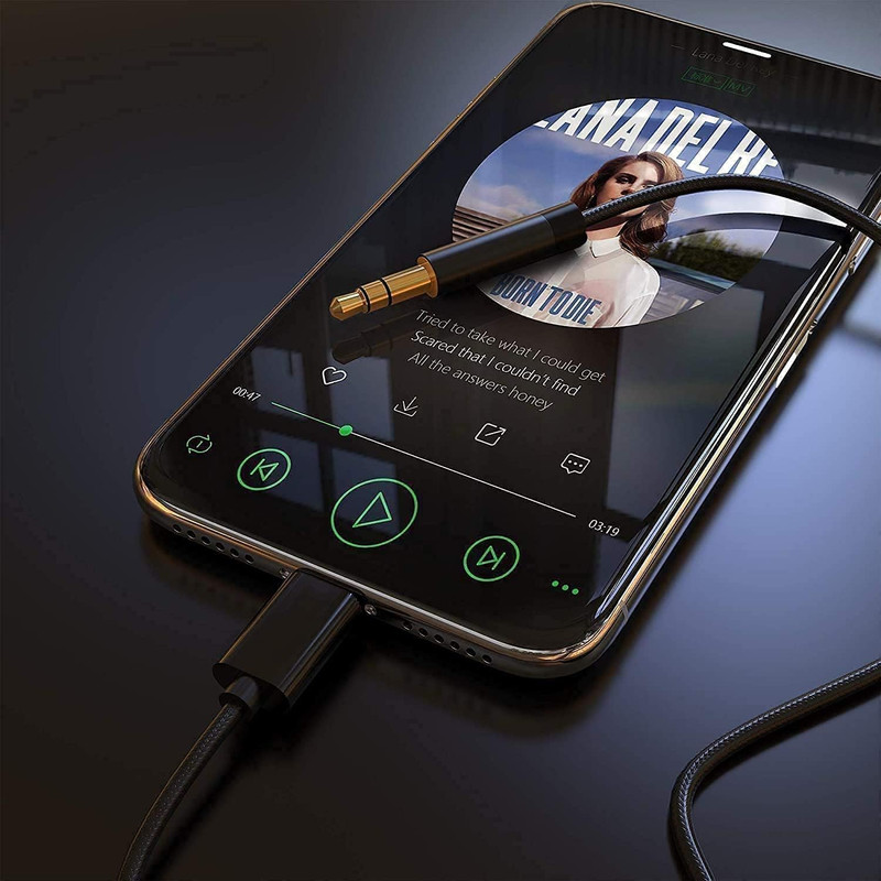 Aux Cord for Iphone,[Apple Mfi Certified] Lightning to 3.5Mm AUX Cable for Car S gallery