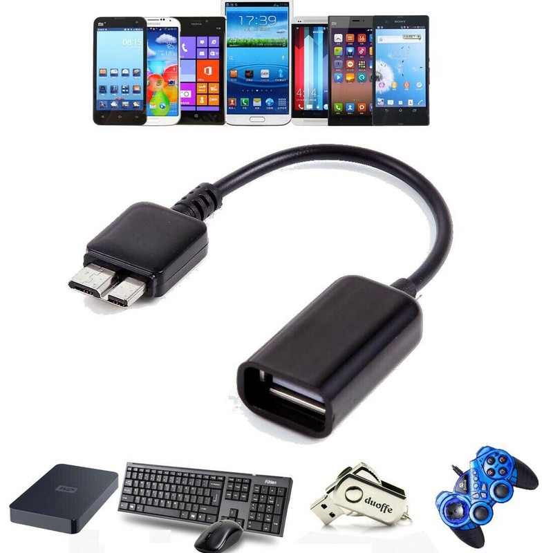 Micro USB 3.0 OTG Host Cable Adapter For Samsung Galaxy Note 3 S5 i9600 G900