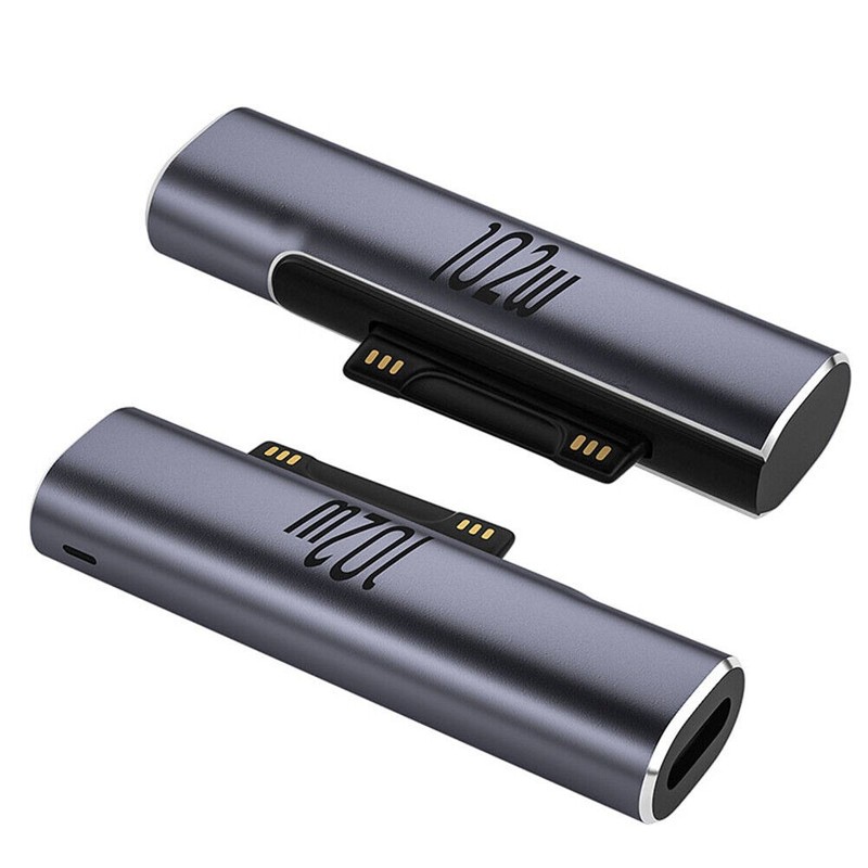 Type C PD Fast Charging Converter Charger Adapter For Microsoft Surface Black gallery