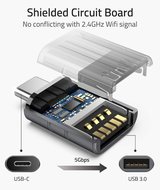 3.0 Type C to USB Adapter USB-C 3.1 Male OTG A Female Data Connector Converter gallery
