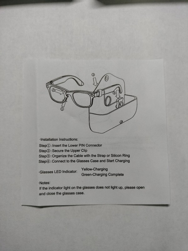 Extension Charging Cable Compatible with RayBan META Smart Glasses Charger Case gallery