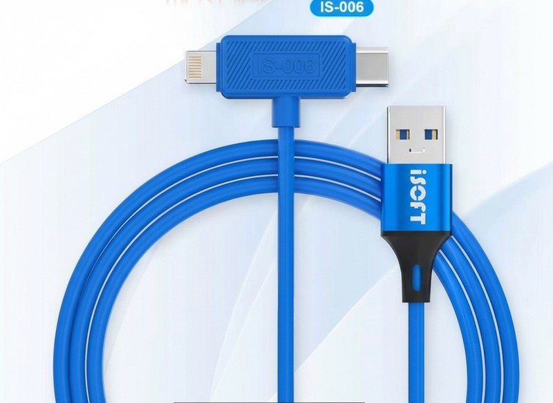 ISOFT IS-006 Double-ended Repair Data Cable for IPhone/iPad Charging data Cable