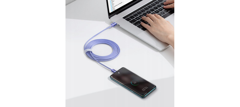 Baseus USB Type-C to USB Type-C Cable 2-meter Fast Charge 3.0 100W (5A/20V) gallery