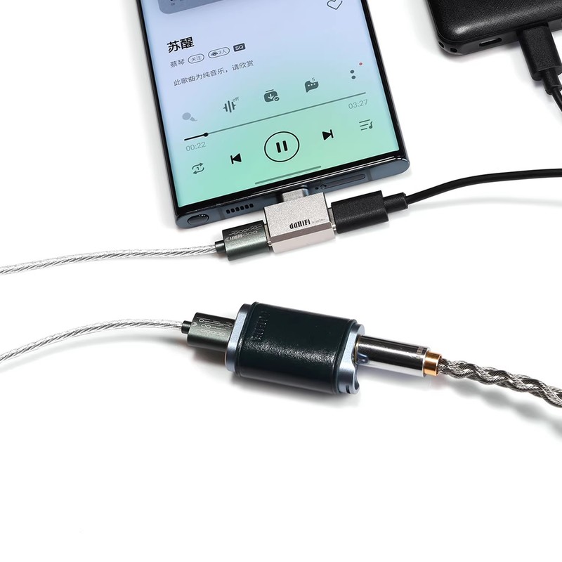 DD ddHiFi TC28CPro USB-C to USB-C OTG and Power Adapter for Android Phone, iPad gallery