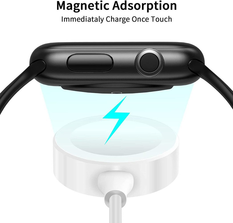 Magnetic Charger 3 IN 1 USB Cable For Apple Watch iWatch 6/5/4/3/2 iPhone 8 XR gallery