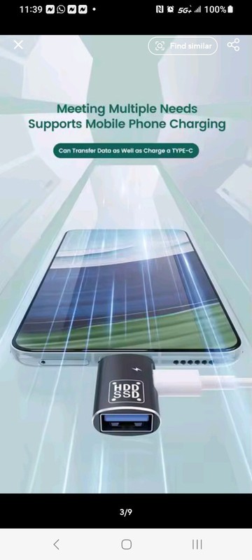 Usb Type C To Otg Adapter 2 In 1 Power Delivery & USB 3.0 gallery