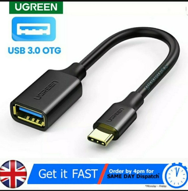 USB C to USB Adapter Type C OTG Cable USB C Male to USB 3.0 A Female