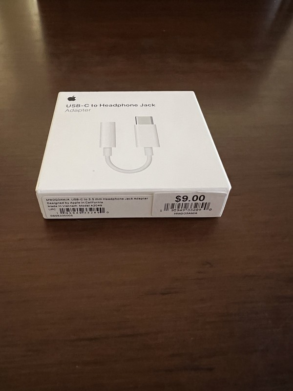 1 Genuine Apple USB-C to 3.5mmHeadphone Jack Adapter OEMMW2Q3AM/A A2049 gallery