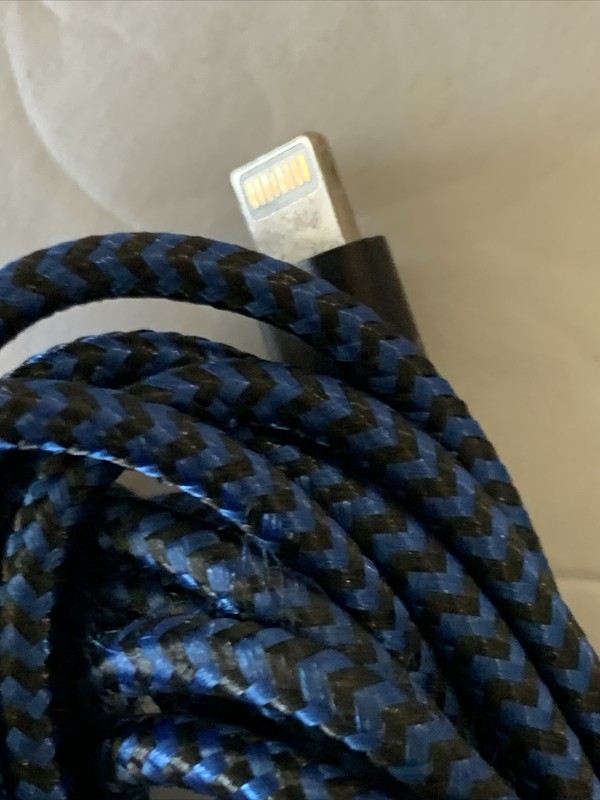 9ft Nylon Braided Sync Charger Cord Cable iPhone 8 7 Plus XR XS 12 11 Pro Max. gallery