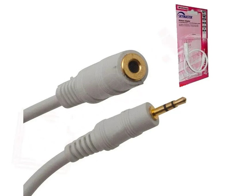 3.5mm Male to Female Jack Audio Cable Extension Converter Adapter