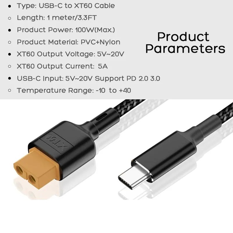 USB-C Type-C to Charging Cable PD 100W 20V/5A Charging Cable for3810 gallery