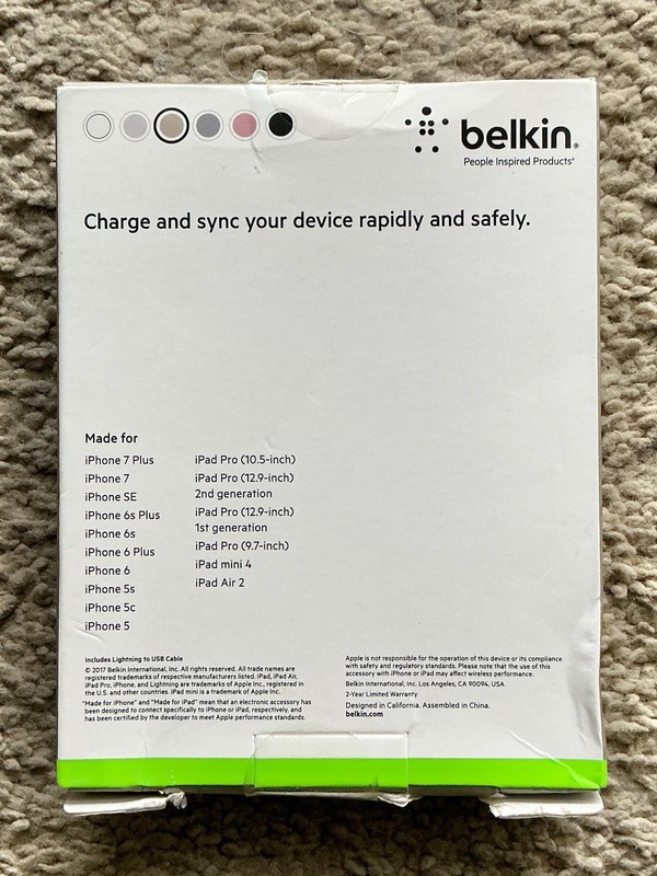 Belkin - MIXIT 6FT USB-A Cable - Gold gallery