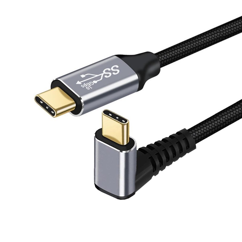 Cable USB-USB-100W -to Cable Up Down Angled USB3.0 20V 5A GEN2 10Gbps 100W Ch…