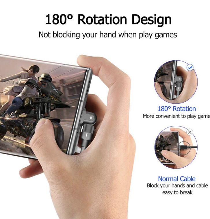 AS type C 180’ rotate usb cable gallery