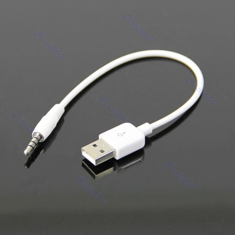 USB Charger Data SYNC Cable for Apple iPod Shuffle 1st /2nd Gen 3.5mm