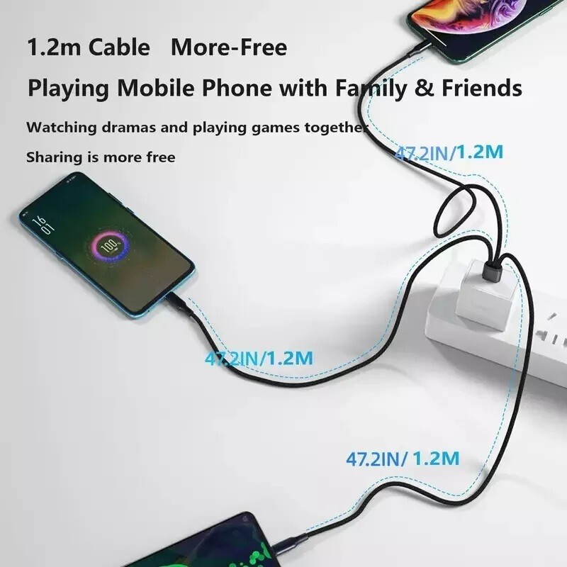 Fast Charging USB-C to Type-C Cable High-Speed Data Transfer 47”39”20” gallery