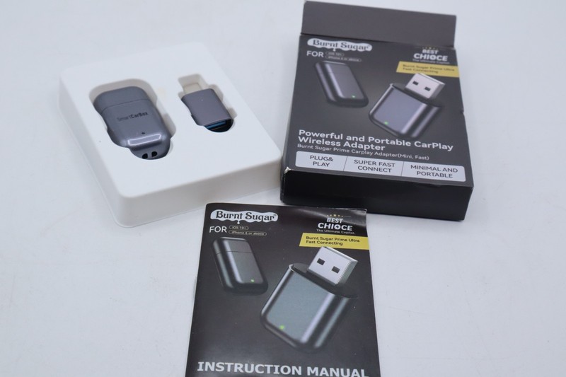 Burnt Sugar Wireless CarPlay Adapter for iPhone ios 10+ Sealed gallery