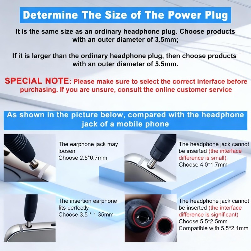 USB C to DC Adapter Power Cable 5V,9V,12V,15V,20V Adjustable with LED Display... gallery