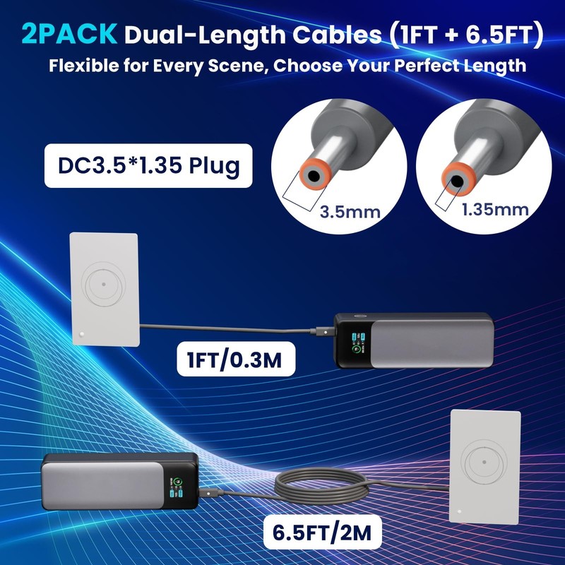 Starlink Router Mini Cable 2 Pack (1FT 6.5FT) USB to DC Power Cable with Mini... gallery