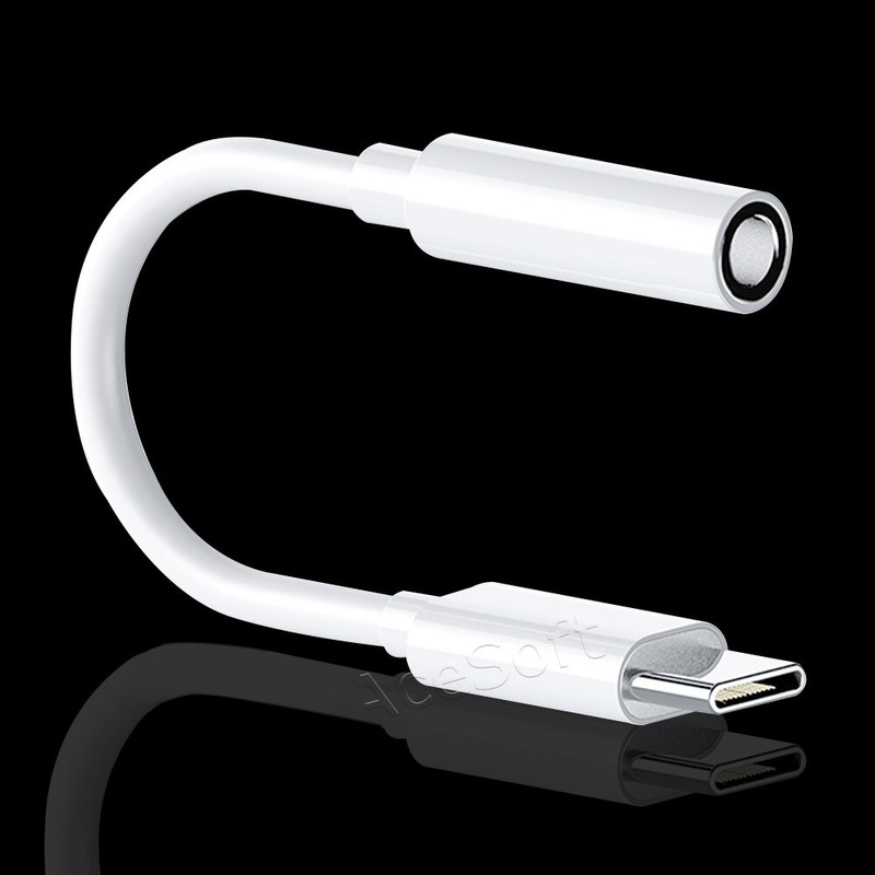 High Stability Type C to 3.5mm DAC Audio Adapter Aux Jack Cable for Nubia Z17S