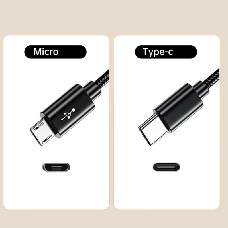 Type C And Microed USB Interconnection Cable For Phone Charging Files Sharing gallery