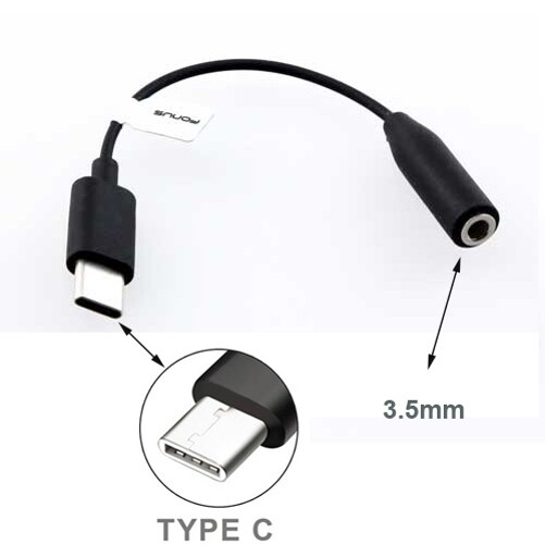 Headphone Adapter TYPE-C Earphone Jack Converter Audio Adaptor for Smartphones gallery