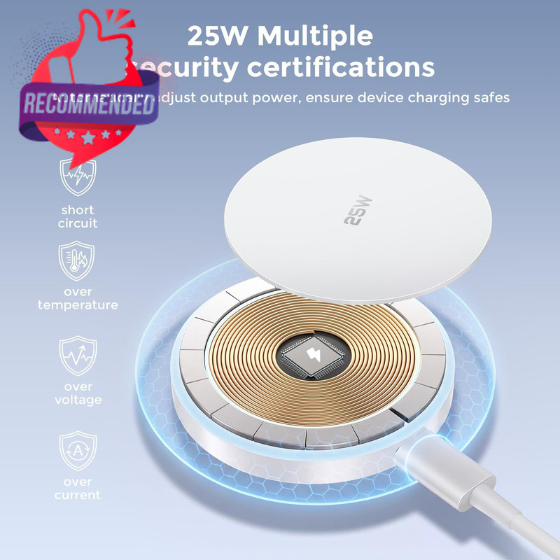 Magsafe Charger 25w Magnetic Wireless Charger Fast Charging Pad With 30w gallery