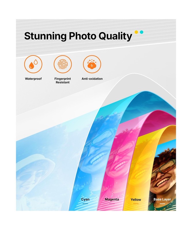 Liene Amber M110 Bluetooth Photo Printer 80 Sheets, Portable Photo Printer fo... gallery