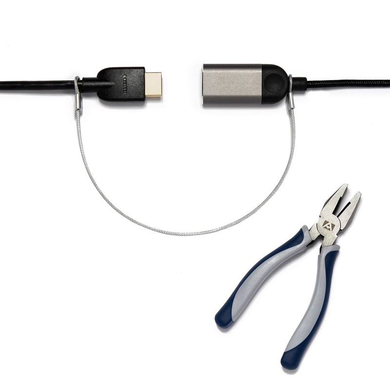 Heavy Duty Cable Lock A Tamper-Resistant Pre-Assembled Stainless Cable Tether…
