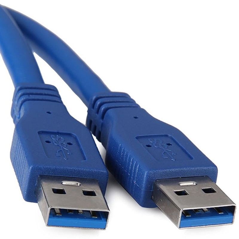 Dual Port USB 3.0 A Male To 20 Pin Male Motherboard Extension Cable 5Gbps PC gallery
