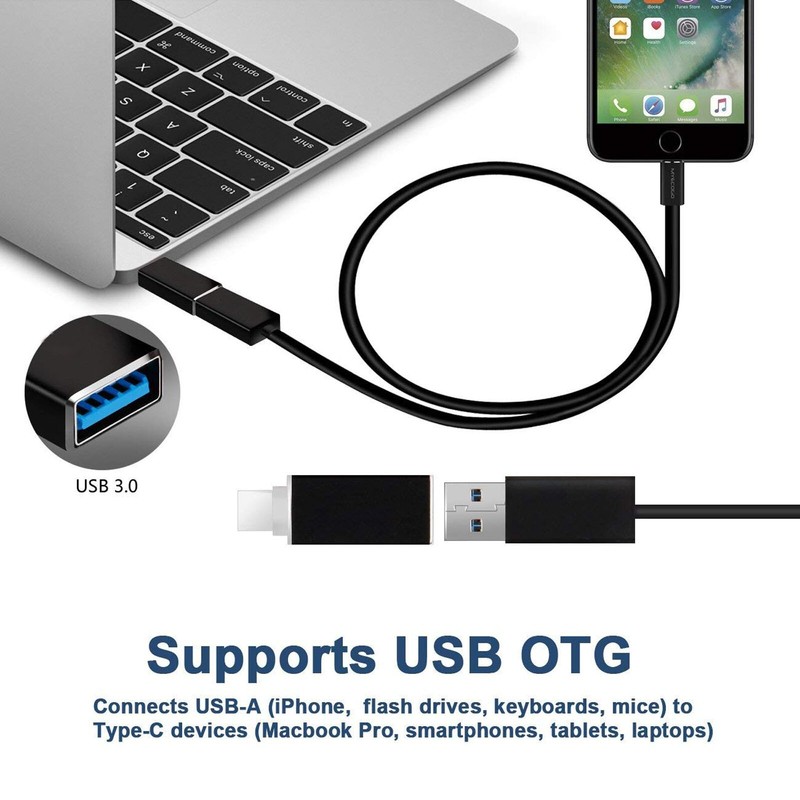 [Fast Transfer] Type C 3.0 OTG Adapter for Galaxy S22 S21 S20+ Ultra Note 20/10 gallery