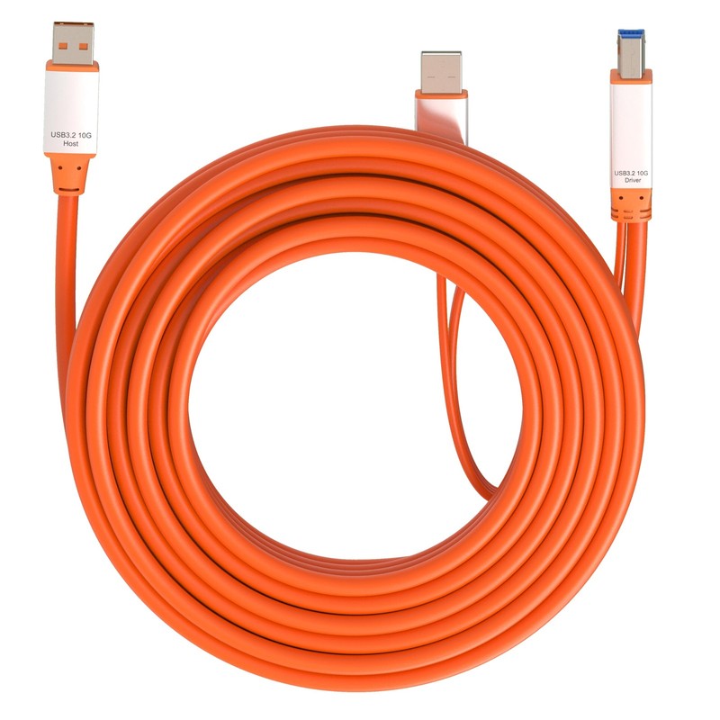 OkyLink USB 3.2 Gen 2 Active A to B Printer Cable 25ft (8m) - High-Speed 10Gb... gallery