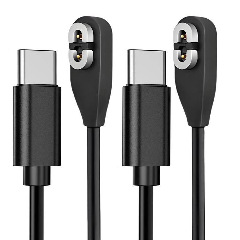 Shokz Charger USB C Cable [2-Pack, 3.3ft] USB Type C to Shokz Magnetic Chargi…