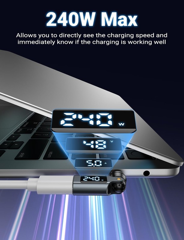 USB C Magnetic Adapter 240W for Laptop, Tablet, Smartphone gallery