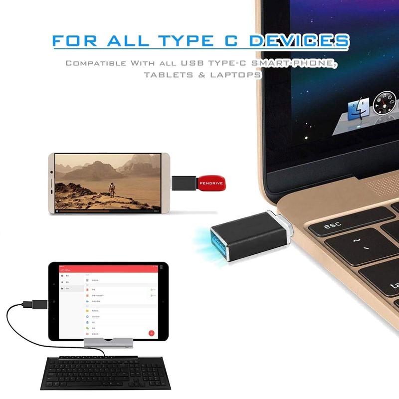 [Fast Transfer] Type C 3.0 OTG Adapter for Galaxy S22 S21 S20+ Ultra Note 20/10 gallery
