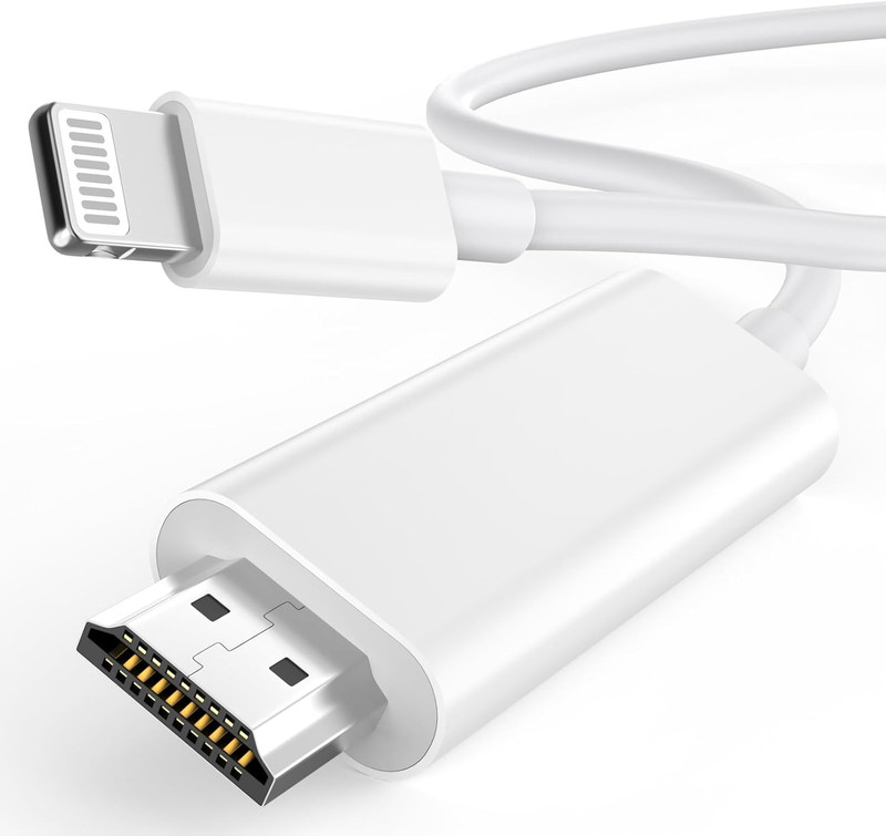 [Apple Mfi Certified] Apple Lightning to HDMI Cable Adapter for Iphone to TV,... gallery
