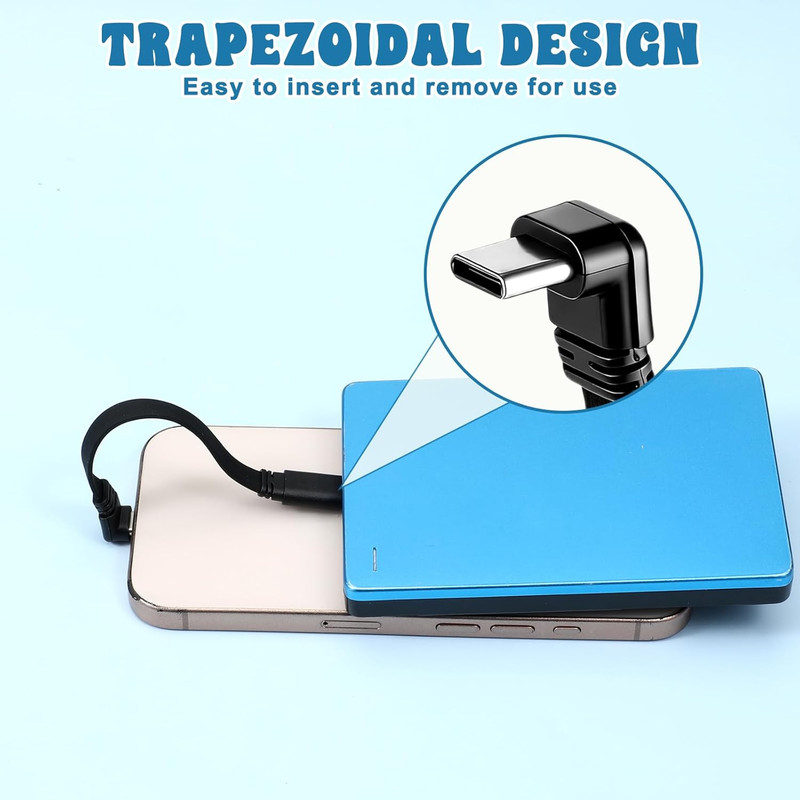 2Pack 90 Degree USB C Extension Cable, Usb2.0 C Male to Female Adapter, 4Inch/10 gallery