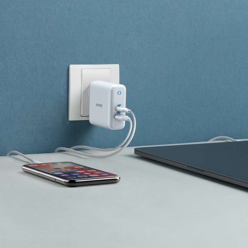 Anker 60W Fast Charge PD usb A C w/ usb c cable for iPad 11" 12.9" iPhone 15 16 gallery