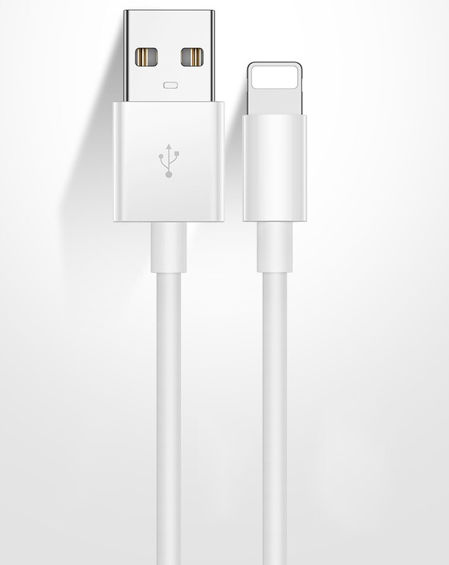 For iPhone 13 12 XR 8 6s SE USB Fast Charger&Data Sync Cable Cord 3FT White gallery