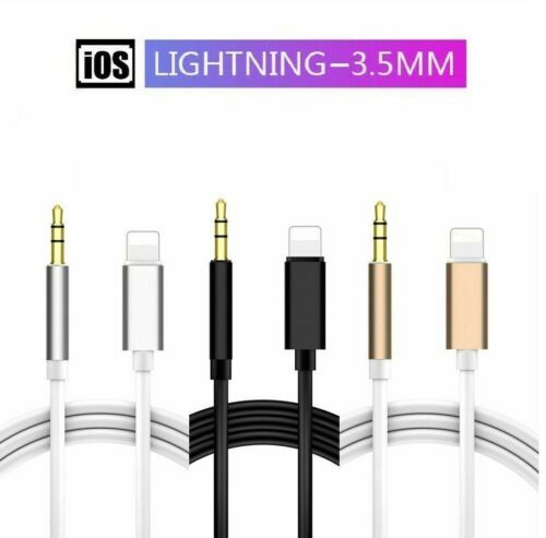 Adapter to 3.5mm AUX Audio Jack Car Adapter Cable Cord For iPhone 7 8 X XS XR US