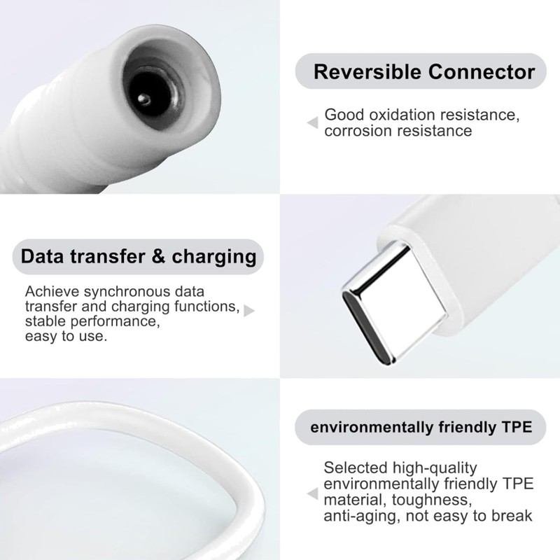Compact and Lightweight USB-C Adapter for Solar Panel Security Cameras