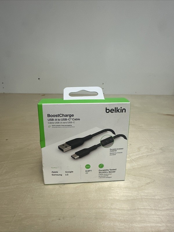 Belkin CAB002bt2MBK 2m USB-C to USB-A Cable – Black
