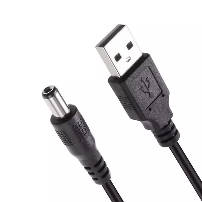 USB to DC 5.5Mm Cable, 1M/3.3Ft USB 2.0 a Type Male to DC 5.5 X 2.1Mm Male gallery