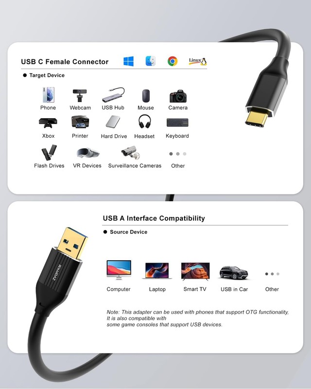 Active USB 3.0 A to C Cable 10M (30FT), Built-in Signal Booster Chip for 5Gbp gallery