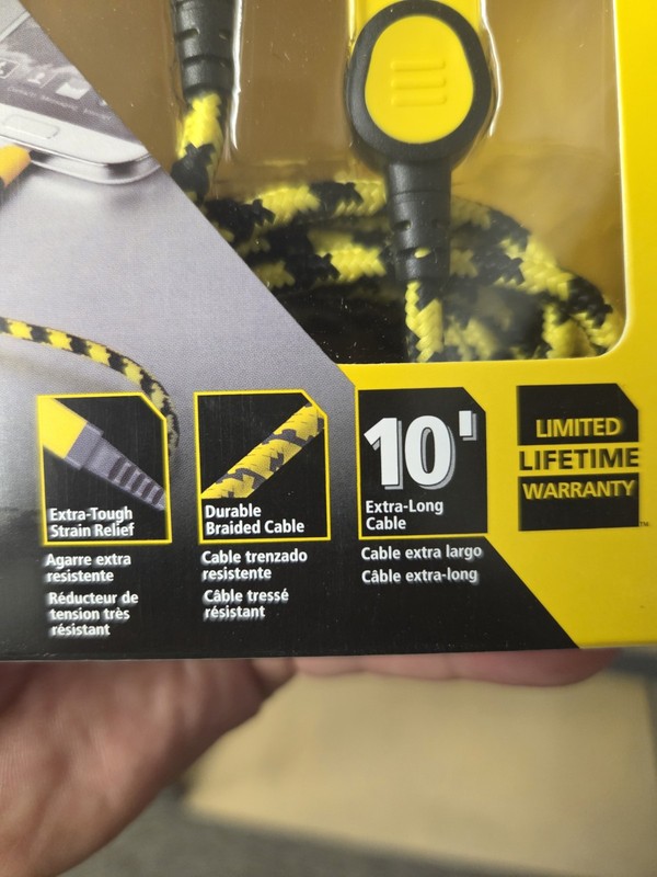 Stanley 10' Braided Data / Charging Cable For Micro-USB gallery